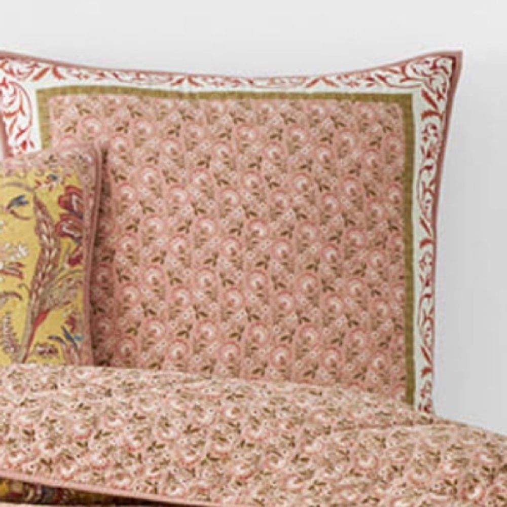 The Company Store Euro Shams, Kamalei Floral Quilted 26"x26" Set of 2